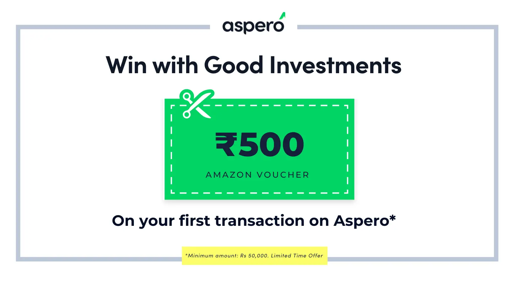 Celebrate Your First Investment with Aspero